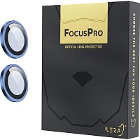 Захисне скло на камеру iLera FocusPro Lens для Apple iPhone 16/16 Plus Blue (iLFPBl16) - придбати в Дніпрі, Україні: ціна, характеристики | інтернет-магазин TOUCH
