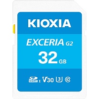 Карта пам'яті Kioxia SDHC Exceria G2 32GB Class 10 UHS-I U3 V30 (R100/W50MB/s) (LNEX2L032GG4) - придбати в Дніпрі, Україні: ціна, характеристики | інтернет-магазин TOUCH