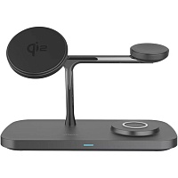 Бездротовий зарядний пристрій Proove Magnetic Field Pro 3in1 Qi2 Black (WSMP15002001) - придбати в Дніпрі, Україні: ціна, характеристики | інтернет-магазин TOUCH