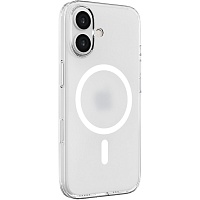 Чехол iLera GlassCase + Camera Button with MagSafe для Apple iPhone 17 Frosted (ILGlCFrCb17)