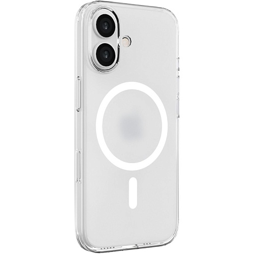 Чехол iLera GlassCase + Camera Button with MagSafe для Apple iPhone 17 Frosted (ILGlCFrCb17)