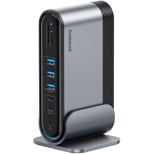 USB-хаб Baseus UnionJoy 17-Port Triple-Display Gray (B00532304811-00)  