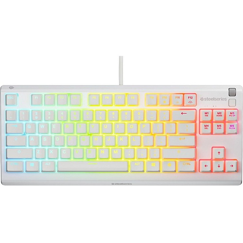 Клавиатура SteelSeries Apex 3 TKL UA White (64819)