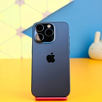 Смартфон Apple iPhone 15 Pro 128GB Blue Titanium (MTV03) Б/У