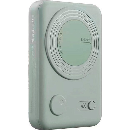 Внешний аккумулятор Blueo Magnetic Wireless Power Bank With Stand 20W 10000mAh Mint (P010GRNS)