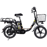 Электровелосипед Space eELDORADO 18" 2025 10Аh Black-yellow (ELB-SP-18-003)