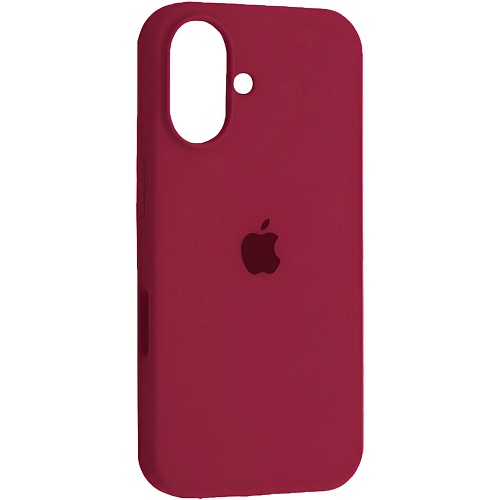 Чехол Silicone Case для Apple iPhone 16 Maroon AA