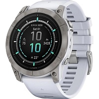 Смарт-годинник Garmin Epix Pro (Gen 2) Sapphire Edition 47mm Titanium with Whitestone Band (010-02803-20) - придбати в Дніпрі, Україні: ціна, характеристики | інтернет-магазин TOUCH