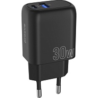 Мережевий зарядний пристрій Proove Silicone Power Plus 30W Type-C + USB Black (WCSP3011001) - придбати в Дніпрі, Україні: ціна, характеристики | інтернет-магазин TOUCH