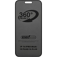 Захисне скло DK 360° Privacy Anti-Static Glass для Apple iPhone 14 Pro Max/15 Plus/16 Plus Black - придбати в Дніпрі, Україні: ціна, характеристики | інтернет-магазин TOUCH