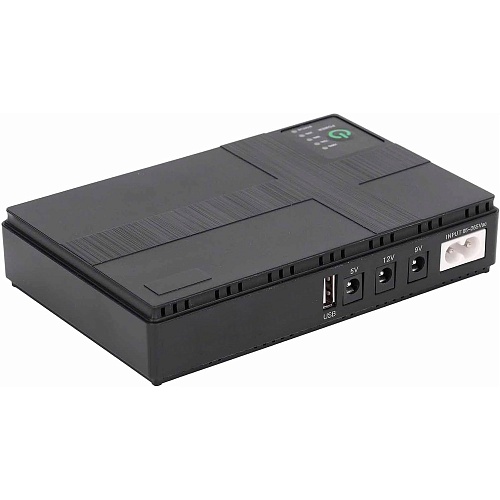 Источник бесперебойного питания (ИБП) для роутера Voltronic DC1018 Black