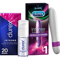 Вібратор Durex Intense Pure Fantasy + інтимний гель Intense - придбати в Дніпрі, Україні: ціна, характеристики | інтернет-магазин TOUCH