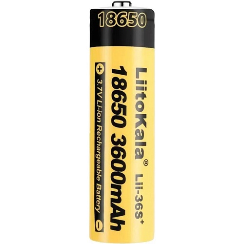 Акумулятор LiitoKala 18650 3600mAh Li-ion 1шт (Lii-36S-PCB) - придбати в Дніпрі, Україні: ціна, характеристики | інтернет-магазин TOUCH