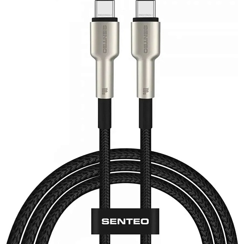 Кабель Senteo SM-03 Iron Series USB-C to USB-C 100W 2m Black