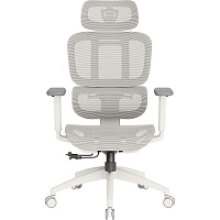 Офісне крісло OfficePro Skyline OC680-W-LG-LG White/Light Gray - придбати в Дніпрі, Україні: ціна, характеристики | інтернет-магазин TOUCH