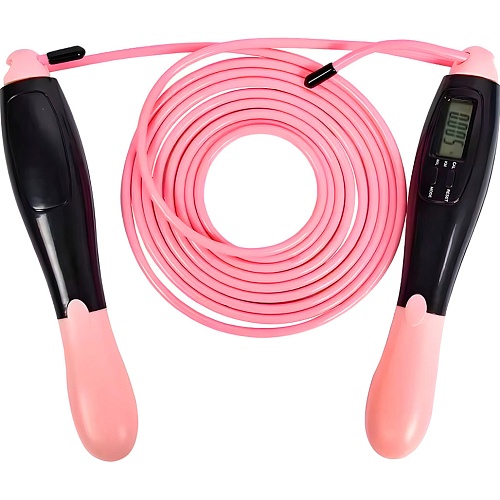 Скакалка EasyFit Black-Pink (EF-1916-BP)