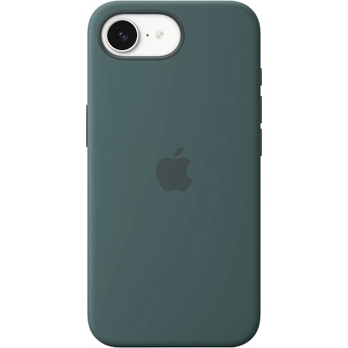 Чехол Silicone Case with MagSafe для Apple iPhone 17e/ 16e Lake Green AAA