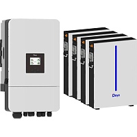 Система хранения энергии Deye SUN-12K-SG05LP3-EU-SM2 12kW + 4 АКБ RW-M6.1-B 24.5kWh (51.2V/120Ah/6144Wh)