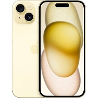 Смартфон Apple iPhone 15 128GB Yellow (MTP23)
