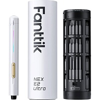 Электроотвертка с набором бит Fanttik E2 Ultra Snow White