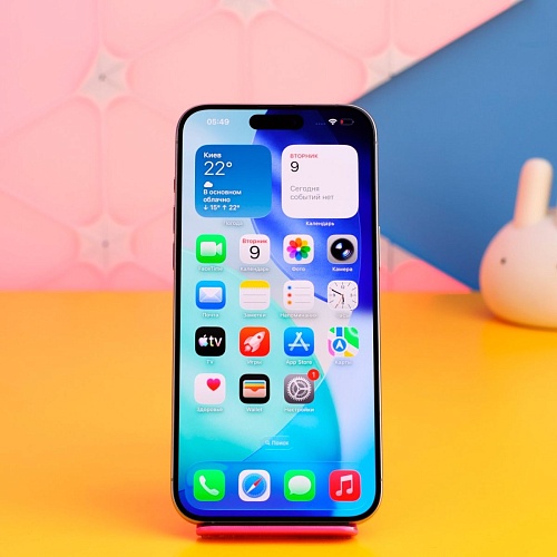 Смартфон Apple iPhone 15 Pro Max 256GB Natural Titanium (MU793) Б/У