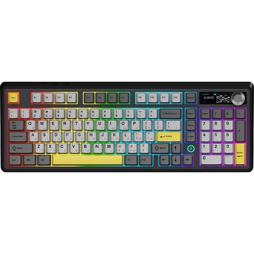 Клавиатура Ajazz AK980 V2 Gift Switch V2 Black/Grey/Yellow (AK980-V2-G-BGY)