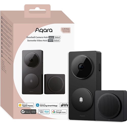 ≡ Дверной звонок Aqara Doorbell Camera Hub G410 Black - купить в
