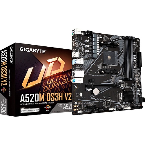 Материнская плата Gigabyte A520M DS3H V2