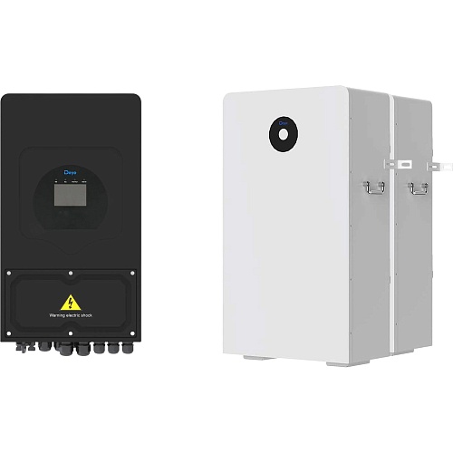Система зберігання енергії Deye SUN-6K-SG03 Black 6kW + 2 АКБ RW-F16 32.1kWh (51.2V/314Ah/16076Wh) - придбати в Дніпрі, Україні: ціна, характеристики | інтернет-магазин TOUCH