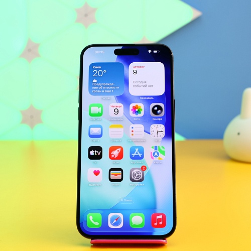 Смартфон Apple iPhone 15 Pro Max 256GB eSIM Black Titanium (MU663) Б/У