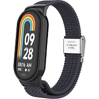 Ремешок ArmorStandart Braided Solo Loop для Xiaomi Smart Band 8 / 9 / 10 Charcoal (ARM86881)
