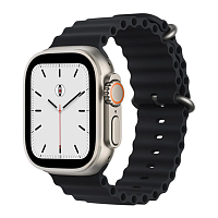 Ремешок Ocean Band для Apple Watch 42/44/45/46/49mm Black