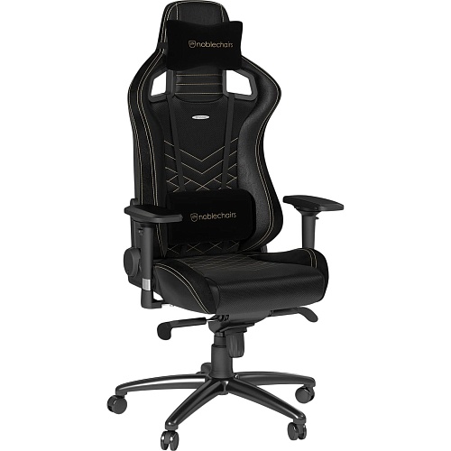 Геймерское кресло Noblechairs EPIC Black/Gold (NBL-PU-GOL-002)