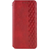 Чохол-книжка Rubic Leather Case для Redmi Note 13 Pro 5G/ Poco X6 5G Red