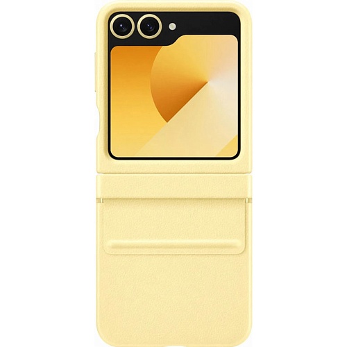 Чехол Epik Leather Case для Samsung Galaxy Flip6 Yellow AAA