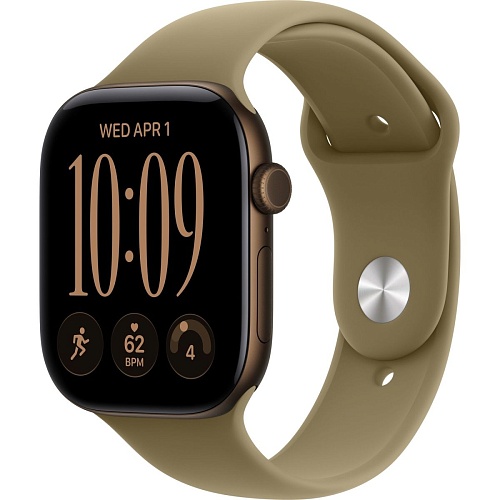 Смарт-годинник Apple Watch Series 12 GPS 46mm Dark Bronze Aluminum Case with Olive Sport Band S/M (MJEQ4) - придбати в Дніпрі, Україні: ціна, характеристики | інтернет-магазин TOUCH
