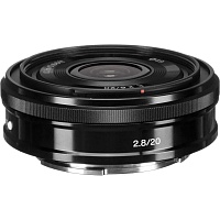 Объектив Sony E 20mm f/2.8 Black (SEL20F28)