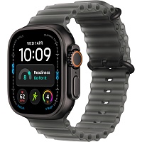 Смарт-годинник Apple Watch Ultra 4 49mm Black Titanium Case with Translucent Black Ocean Band (MJAY4) - придбати в Дніпрі, Україні: ціна, характеристики | інтернет-магазин TOUCH