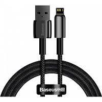 Кабель Baseus Tungsten Gold USB to Lightning 1m Black (CALWJ-01) 