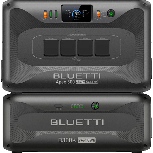 Зарядная cтанция BLUETTI Apex 300 + B300K
