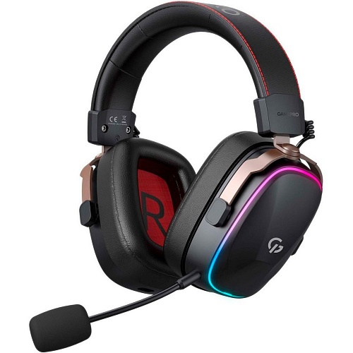 Игровые наушники GamePro Asgard Valkyria RGB Tri-mode Black (HSW249B) Уценка