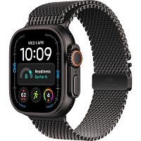 Смарт-часы Apple Watch Ultra 4 49mm Black Titanium Case with Black Titanium Milanese Loop S (MJAU4)