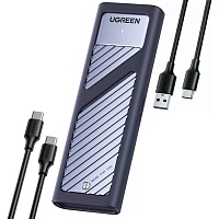 Зовнішня кишеня для SSD Ugreen CM559 10Gbps NVMe/SATA M.2 SSD to USB 3.2 (15511) - придбати в Дніпрі, Україні: ціна, характеристики | інтернет-магазин TOUCH