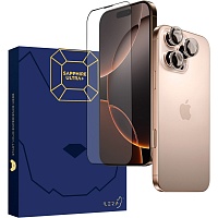 Захисне скло iLera Premium Sapphire Ultra + Corning Glass для Apple iPhone 16 Pro Max (iLPrSap16ProMX) - придбати в Дніпрі, Україні: ціна, характеристики | інтернет-магазин TOUCH