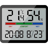 Термогигрометр YIDA Time 8280 Black
