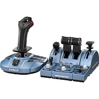 Джойстик с рычагом управления двигателем Thrustmaster TCA Captain Pack x Airbus Edition (4460217)