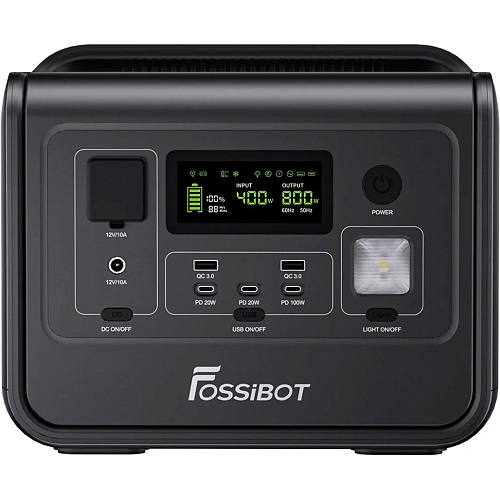 Зарядная станция Fossibot F800 Black (FSB-F800-bl)