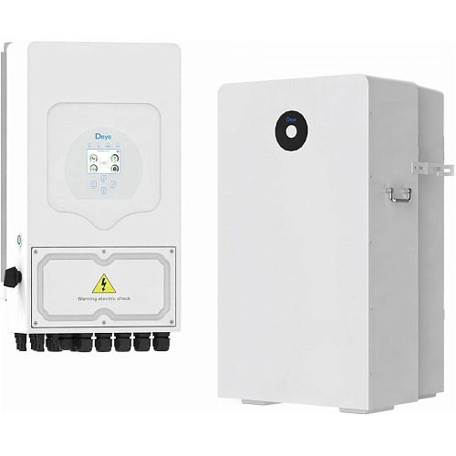 Система хранения энергии Deye SUN-8K-SG05 8kW + 2 АКБ RW-F16 32.1 kWh (51.2V/314Ah/16076Wh)