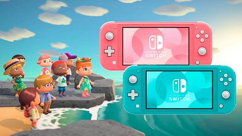 Портативная игровая консоль Nintendo Switch Lite Animal Crossing