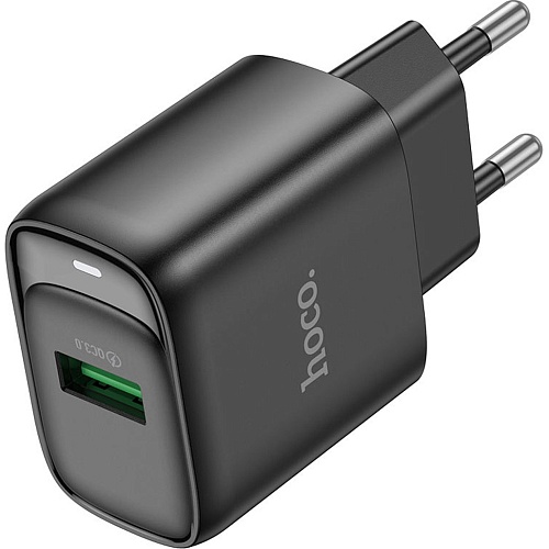 Сетевое зарядное устройство Hoco C140A Smart QC3.0 18W Black (6942007627788)